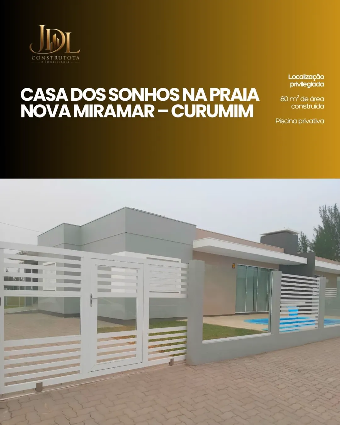 🏖️ Casa dos sonhos na Praia Nova Miramar – Curumim!